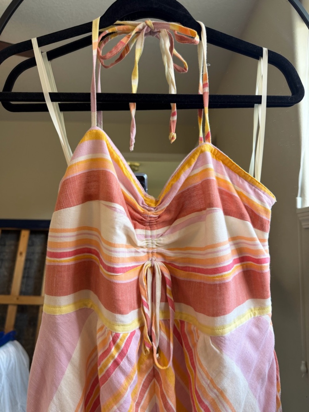 Anthropologie Striped Halter Midi Dress - Picture 4 of 10